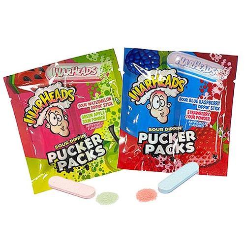 Warheads Sour Dippin Pucker Pack - 9g 1pc ASSORTED