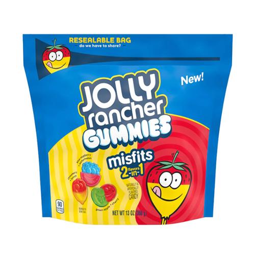 Jolly Rancher 2 in 1 Misfits Gummies - 368g