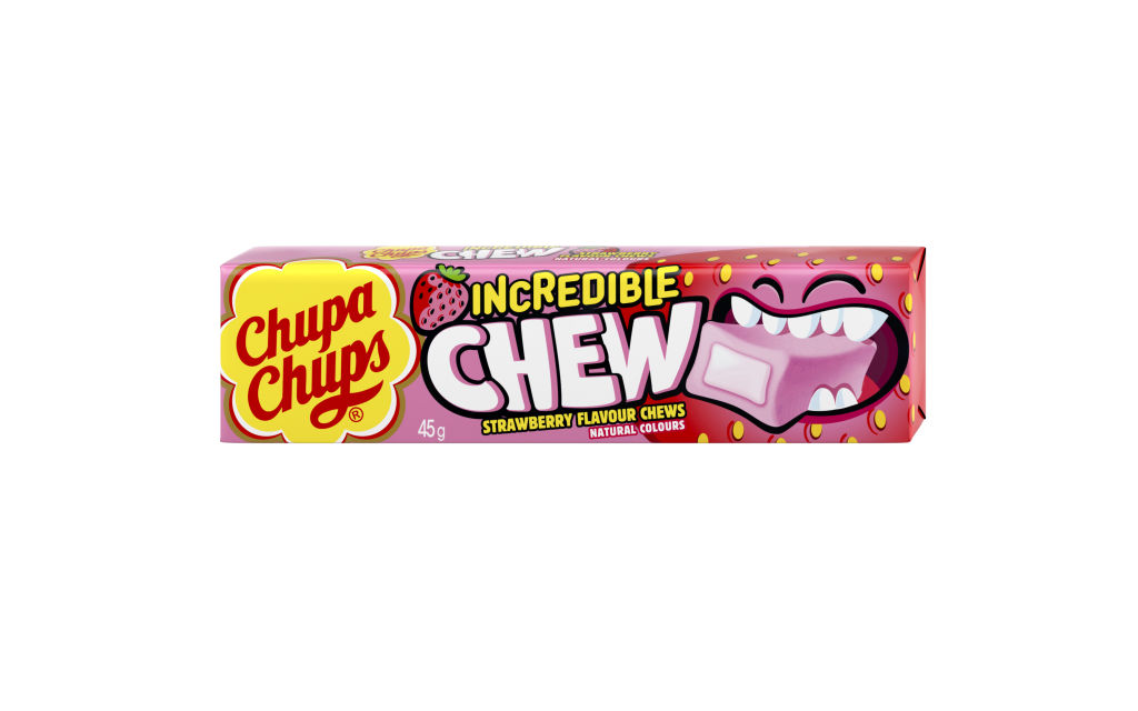 Chupa Chups Incredible Chews Strawberry - 45g