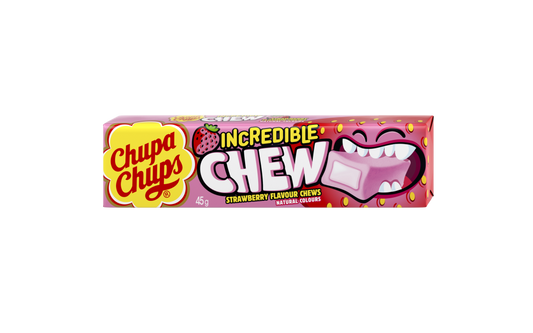Chupa Chups Incredible Chews Strawberry - 45g