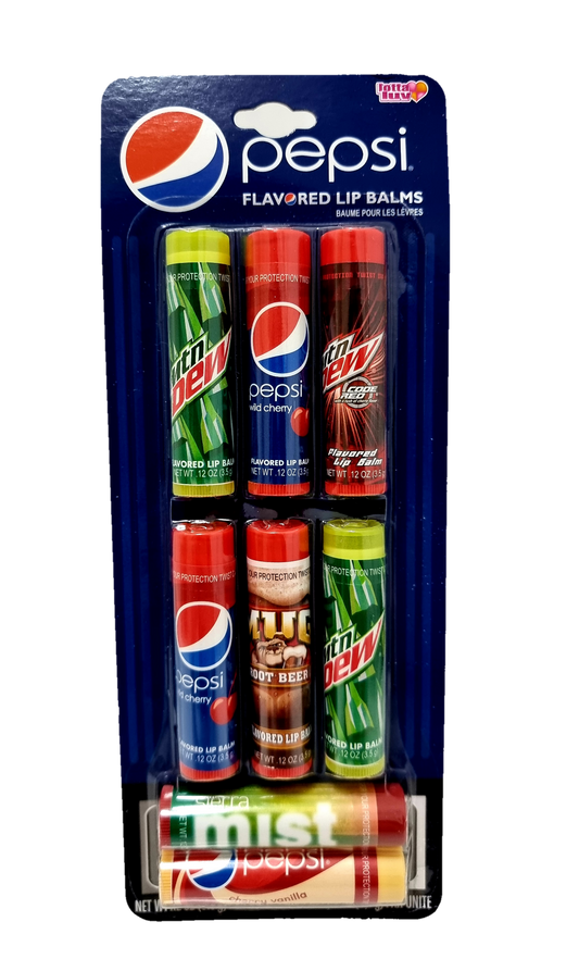 Pepsi Mixed Lip Balms - 8pc