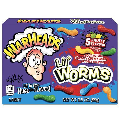 Warheads Lil Worms Theatre Box - 99g