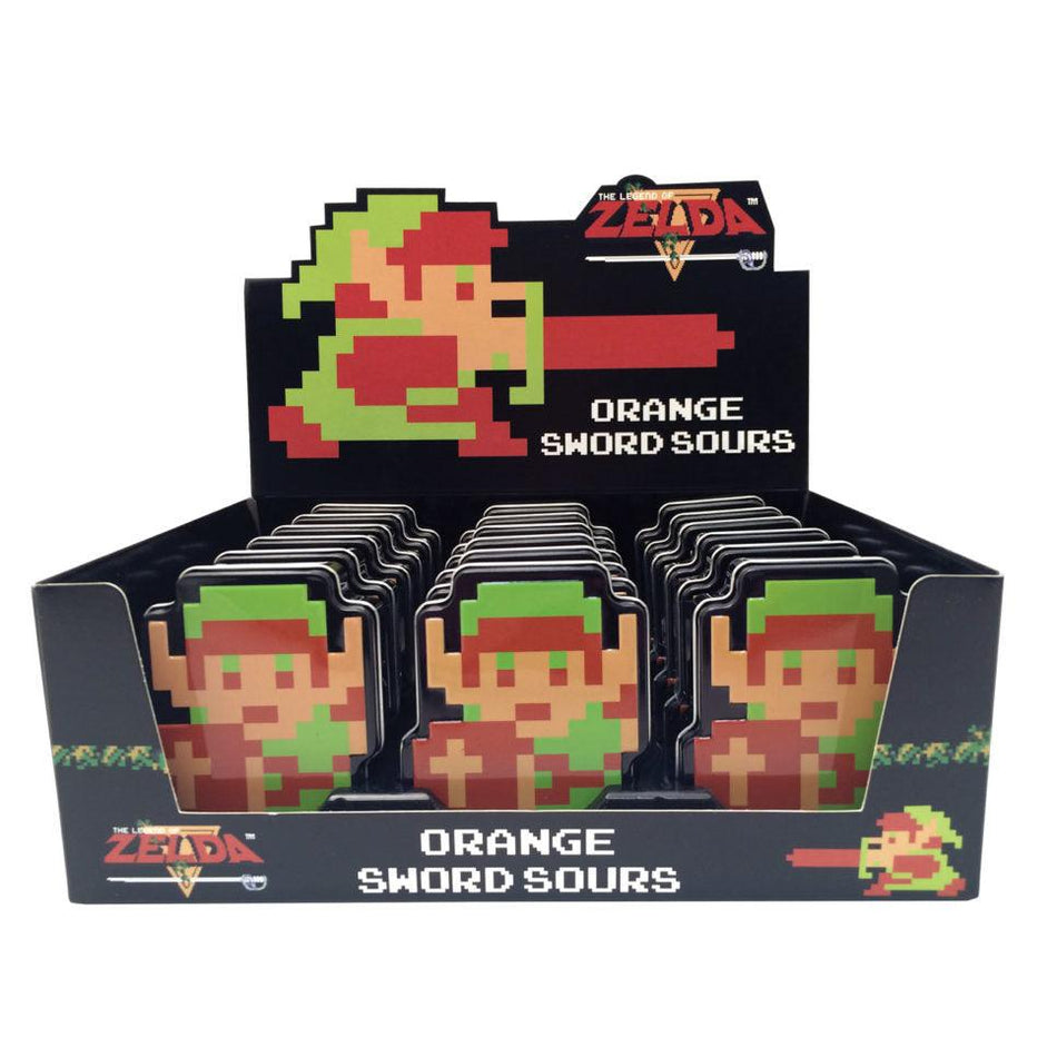 Nintendo Master Orange Swords Sours Zelda Collectable Pixel Tin