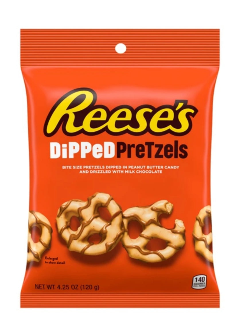 Reeses Dipped Peanut Butter Pretzels - 120g