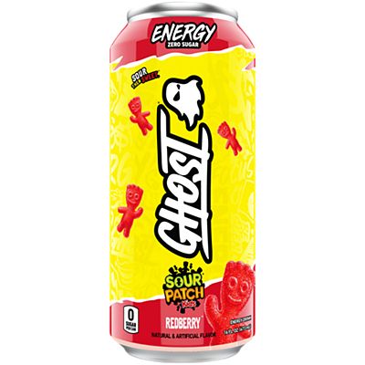 Ghost Sour Patch Kids Redberry Energy Drink - 473ml USA