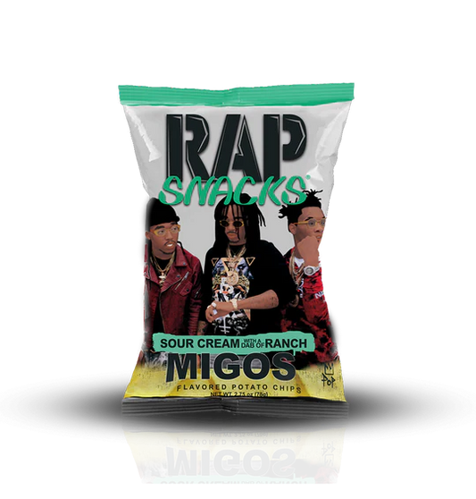 Rap Snacks Sour Cream With A Dab Of Ranch Chips MIGOS - 71g