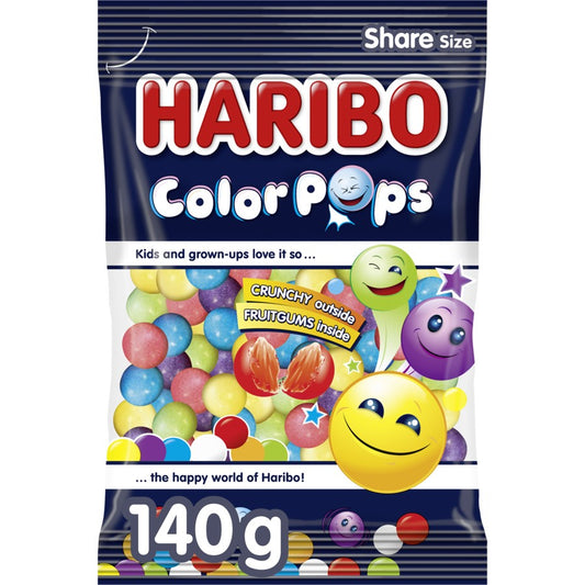 Haribo Colour Pops - 140g