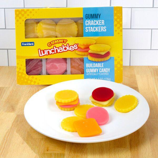 Lunchables Gummy Cracker Stackers Candy - 176g