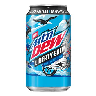 Mountain Dew Liberty Brew - 355ml LIMITED EDITION