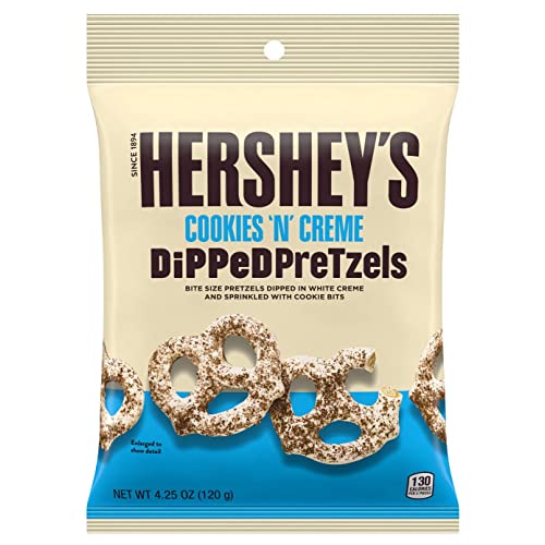 Hersheys Cookies & Creme Dipped Pretzels - 120g