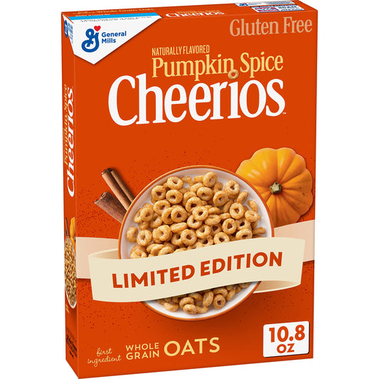 Cheerios Pumpkin Spice Cereal - 306g LIMITED EDITION