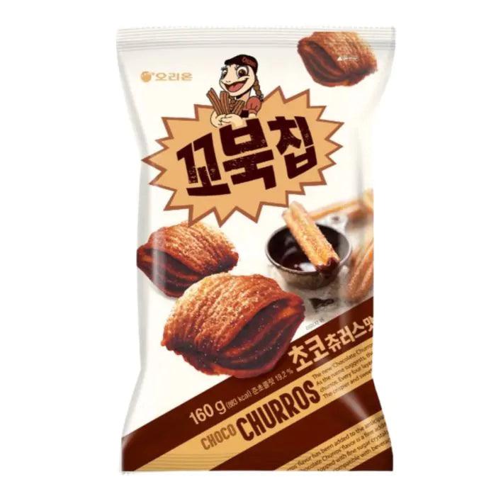 Orion Turtle Chips Chocolate Churros Flavour - 160g BB 13.12.24