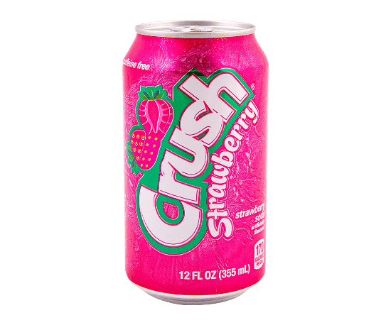 Crush Strawberry Soda - 355ml