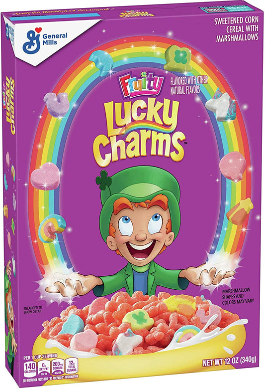 LUCKY CHARMS Fruity Cereal - 340g