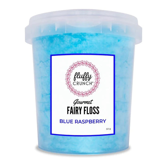 Fluffy Crunch Fairy Floss Blue Raspberry - 50g