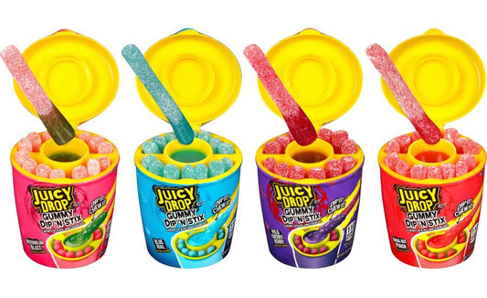 Juicy Drop Gummy Dip N Stix Candy ASSORTED