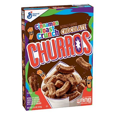 CINNAMON TOAST CRUNCH Chocolate Churros Cereal - 337g