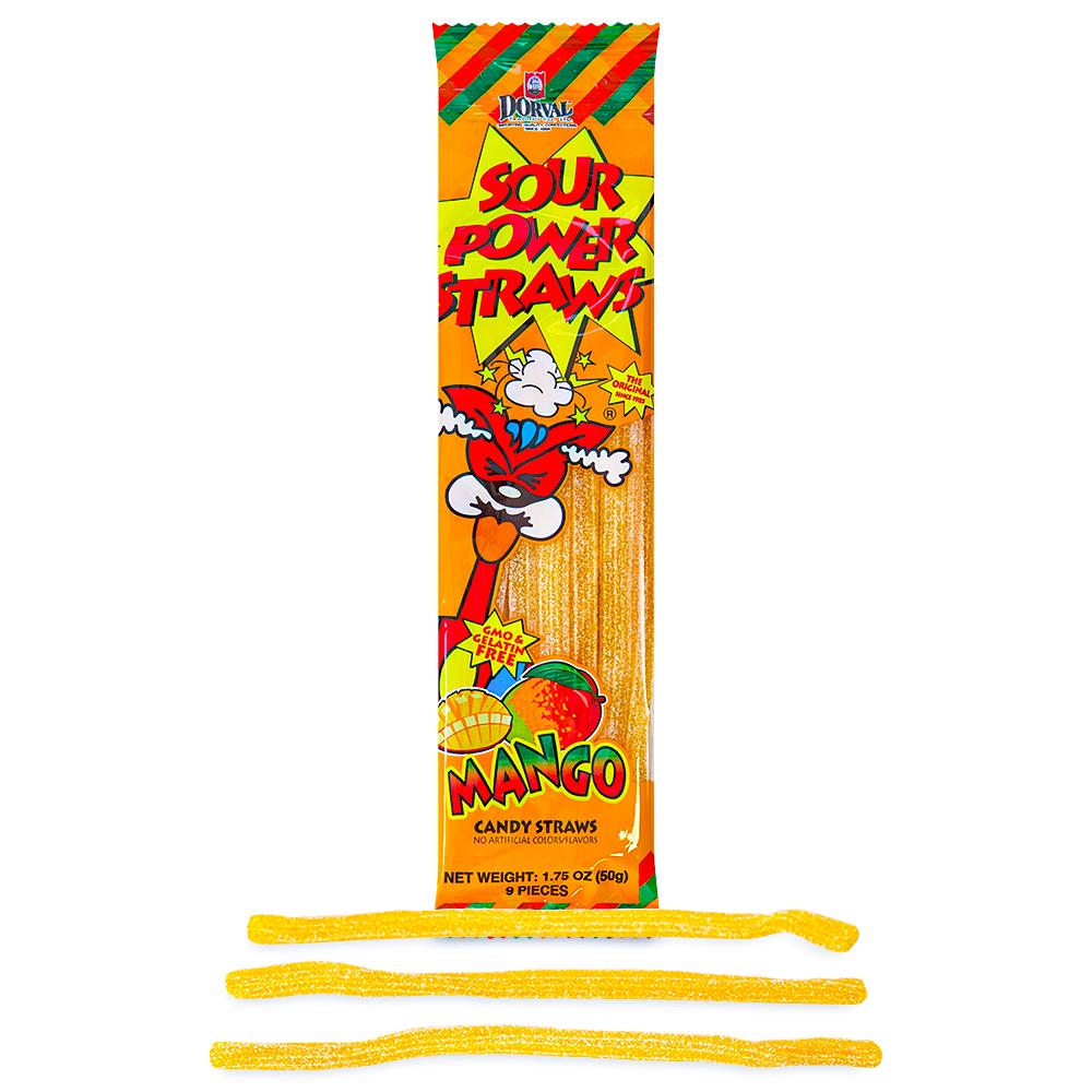 Sour Power Mango Straws - 50g