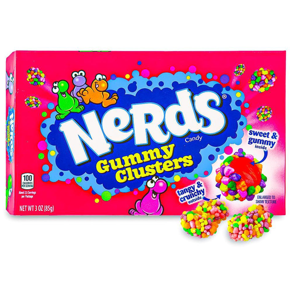 Wonka Nerds Gummy Clusters THEATRE BOX - 85g