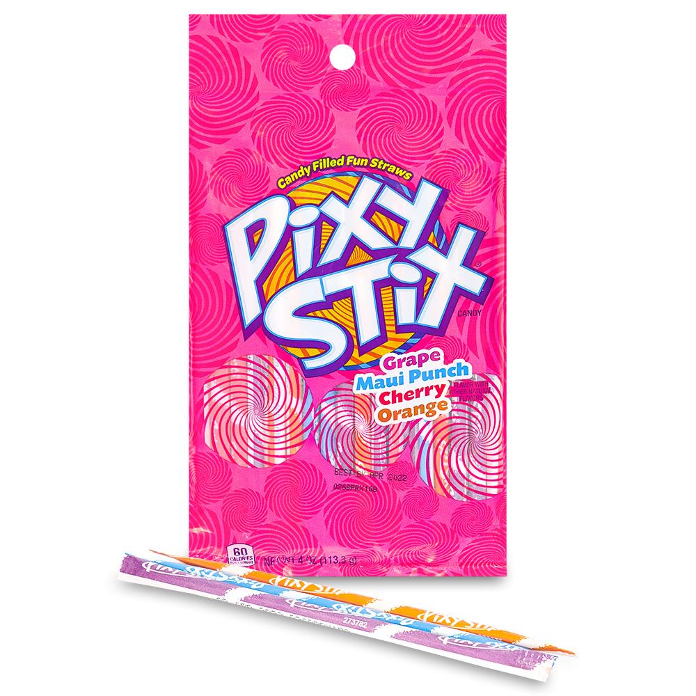 Wonka Pixy Stix Candy Filled Straws - 90.7g