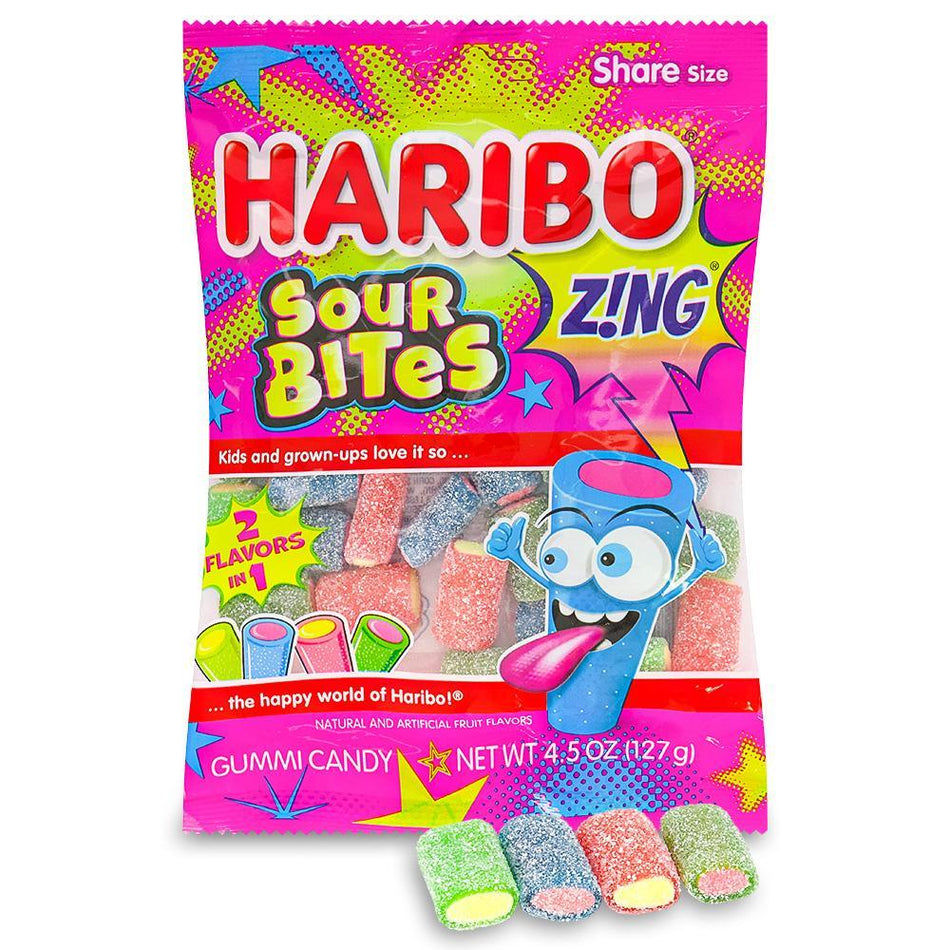 Haribo Zing Sour Bites - 127g