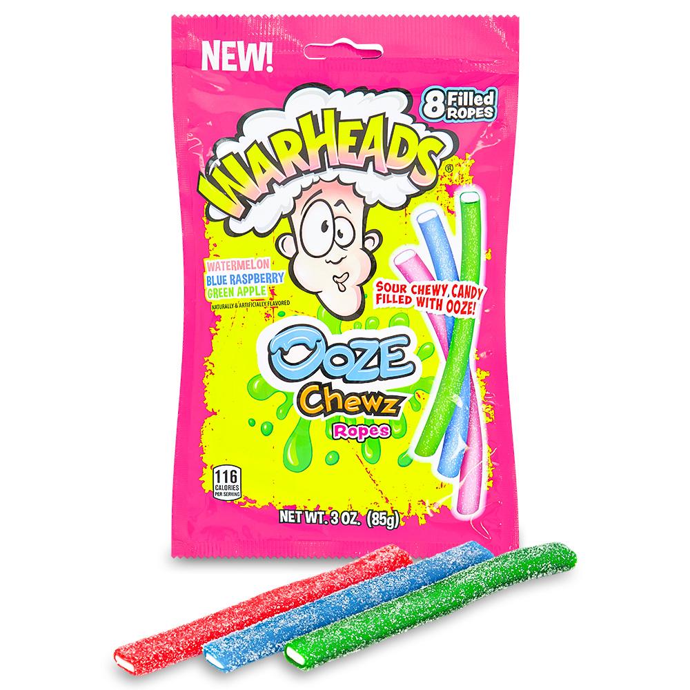 Warheads Sour Ooze Chewz Ropes - 85g