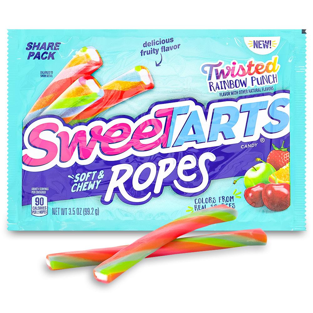 SweeTarts Twisted Rainbow Ropes  - 99g