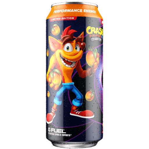 Gfuel Crash Bandicoot Wumpa Fruit Apple & Mango Flavour Energy Drink - 473ml USA