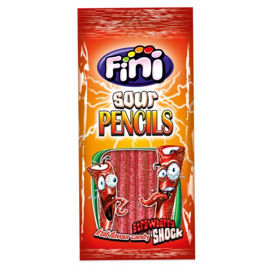 Fini Sour Strawberry Pencil - 100g