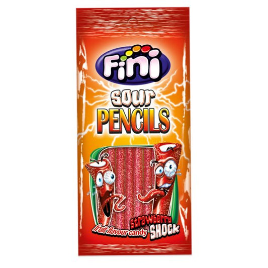 Fini Sour Strawberry Pencil - 100g