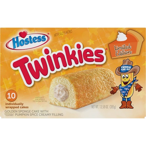 Hostess Pumpkin Spice Twinkies - 10pk LIMITED EDITION