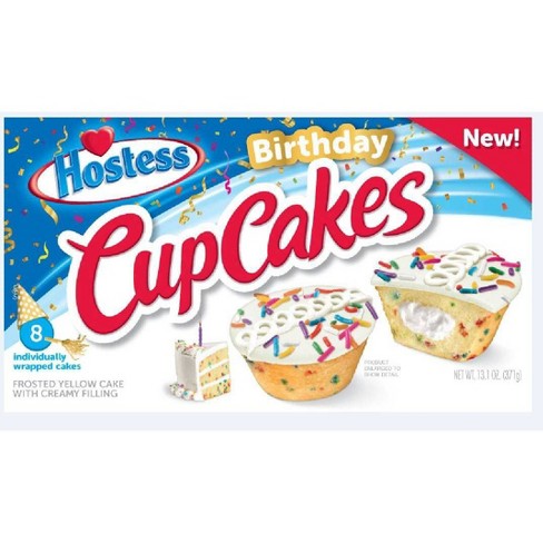 Hostess Birthday Cupcakes - 8pk