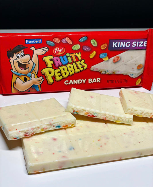 Fruity Pebbles White Chocolate Bar - KING SIZE