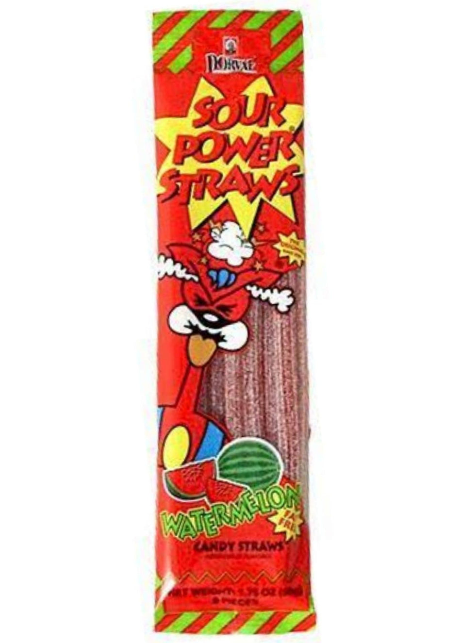 Sour Power Watermelon Straws - 50g