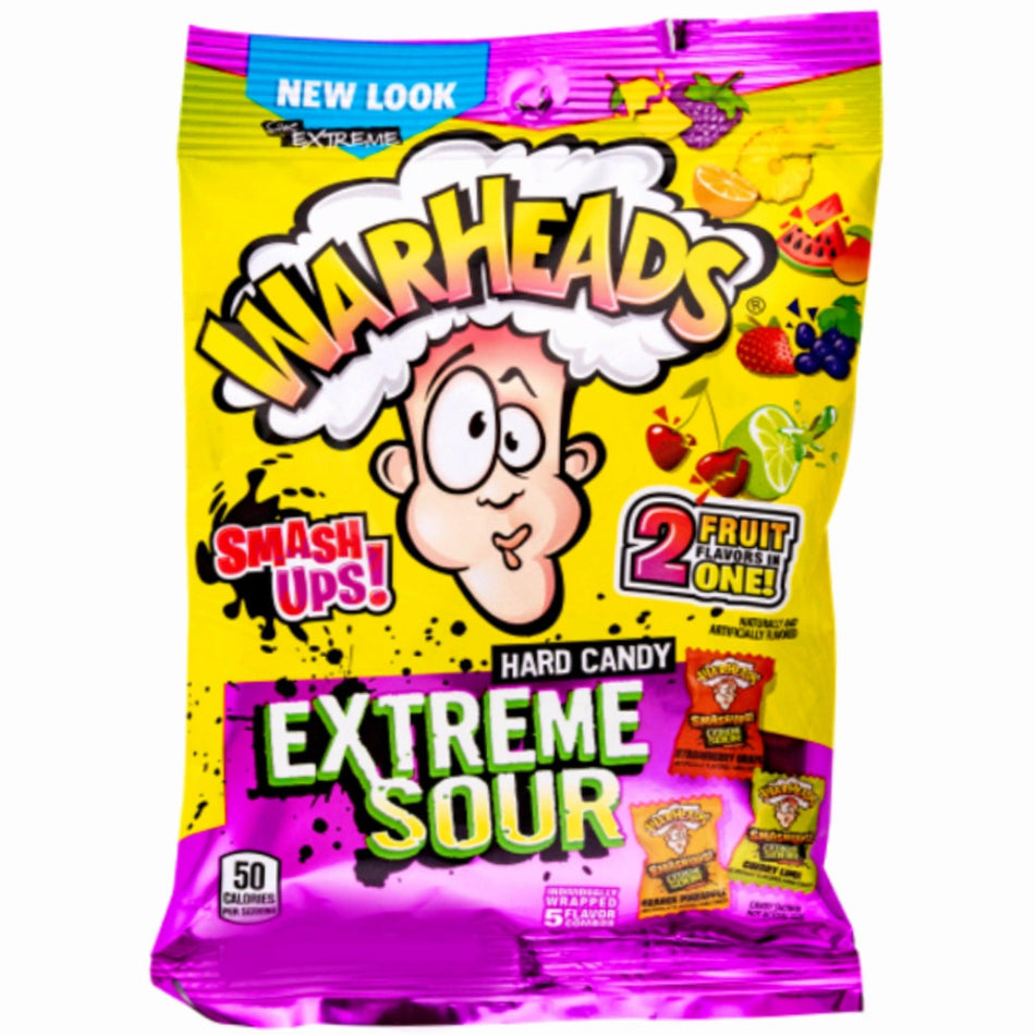 Warheads Extreme Sour Smash Ups - 92g