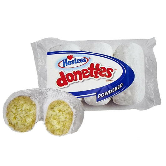 Hostess Donettes Sugar Powdered Donuts - 3pk