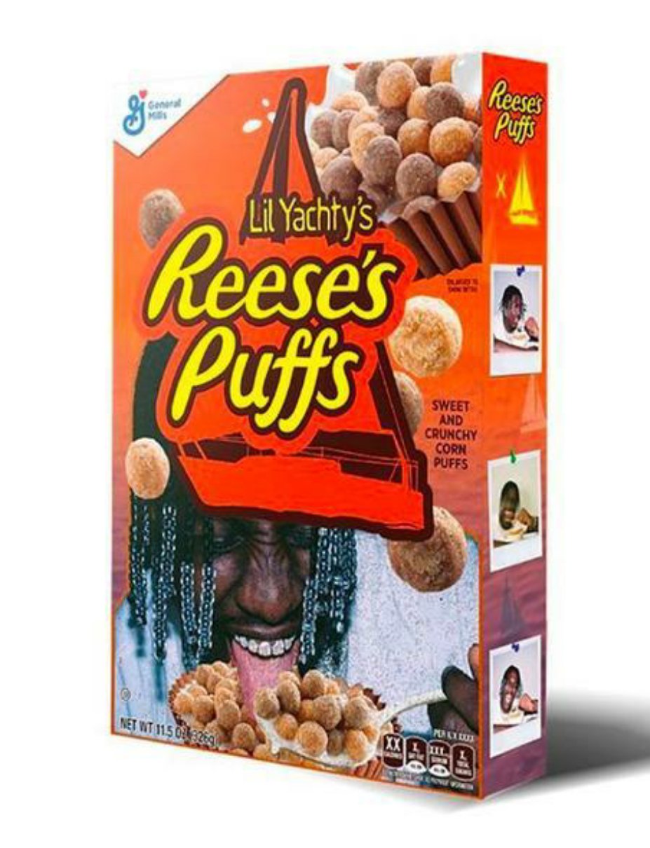 Lil Yachty's Reeses Puffs Cereal LIMITED EDITION - 326