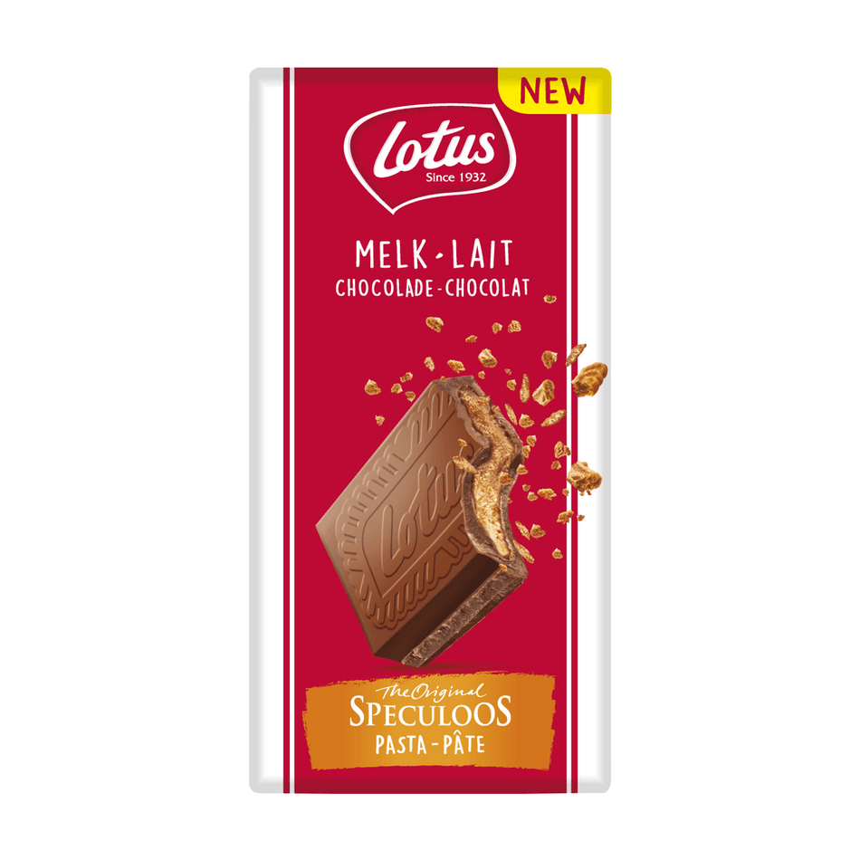 Lotus Biscoff Milk Chocolate Bar with Speculoos Cream - 180g