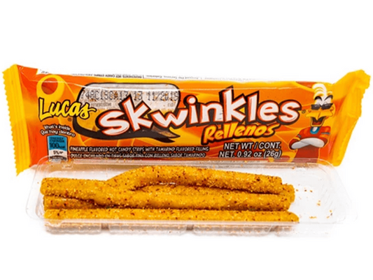 Lucas Skwinkles Rellenos Pineapple - 26g Mexican Candy