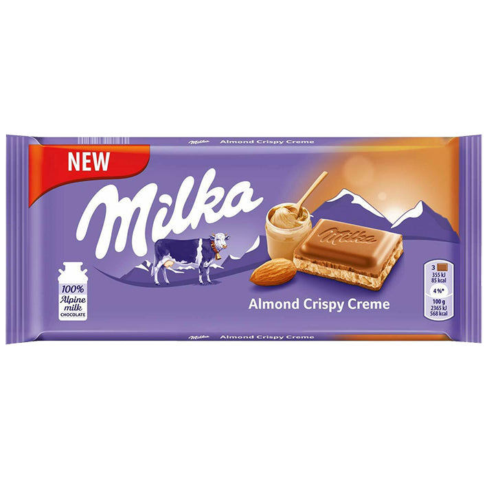 Milka Almond Crispy Creme  - 90g