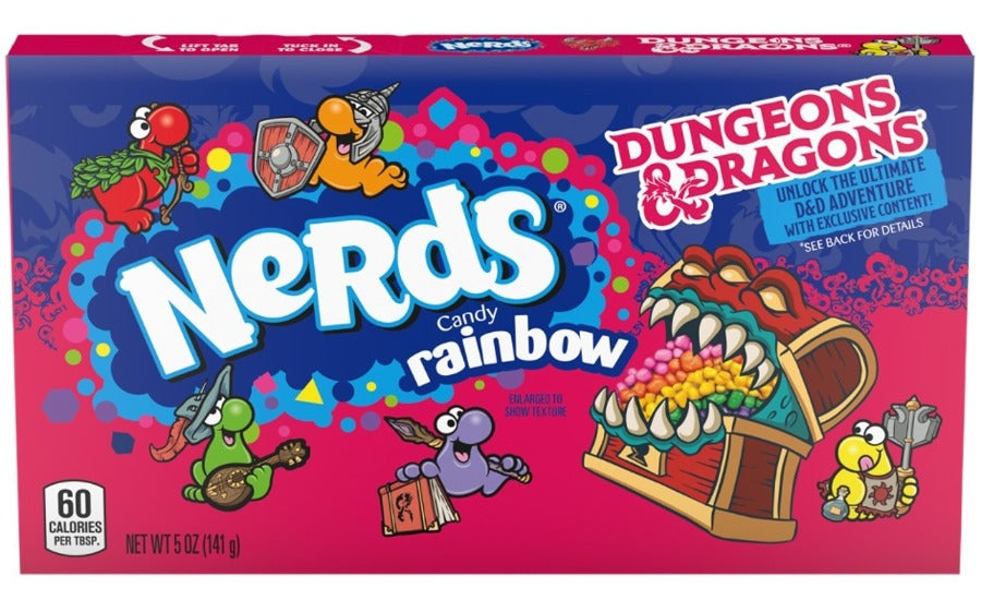 Wonka Rainbow Nerds Dungeons & Dragons Theatre Box - 141g