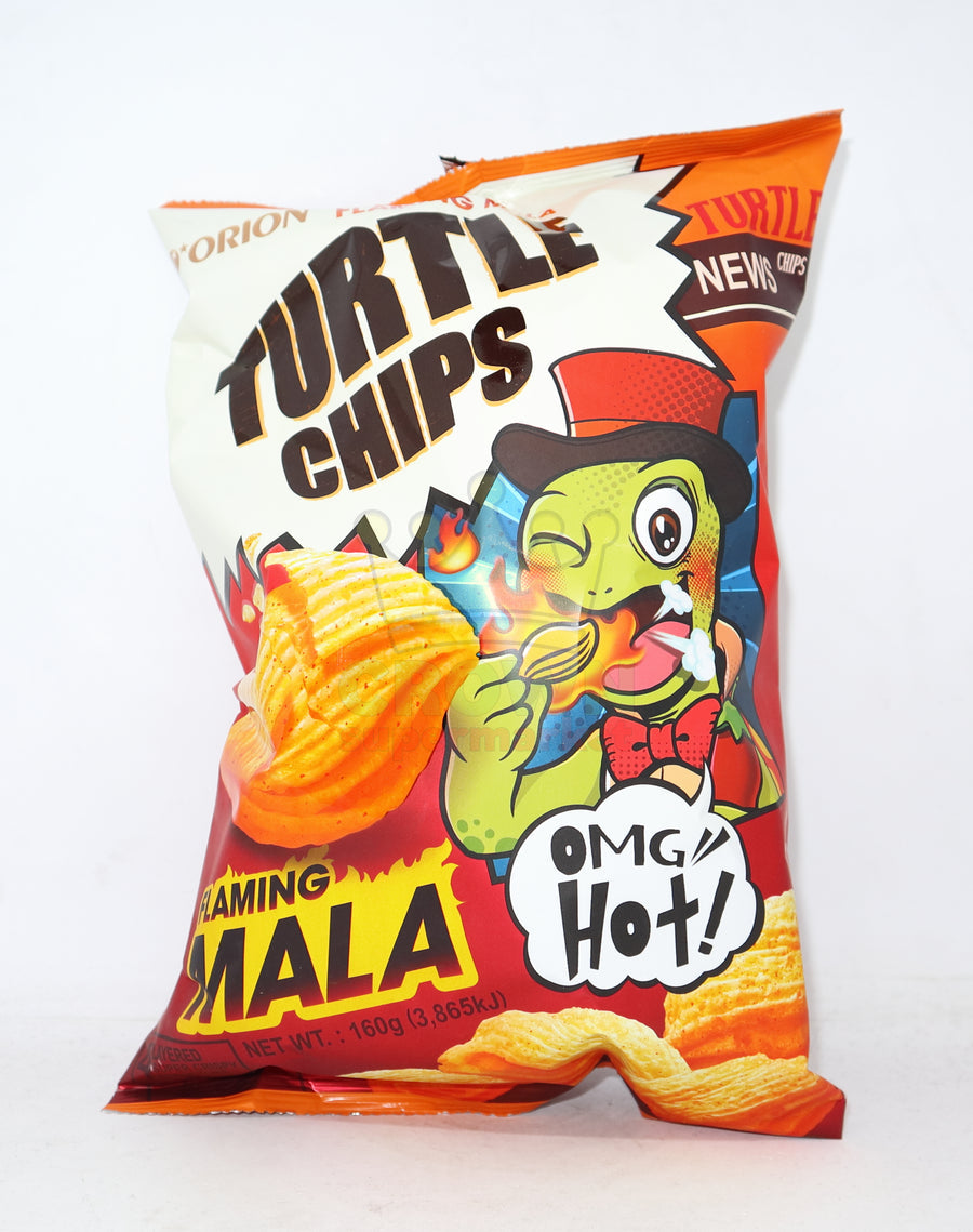 Orion Turtle Chips Flaming Hot Flavour - 160g