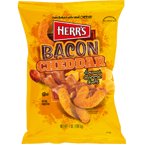 Herrs Bacon Cheddar - 170g
