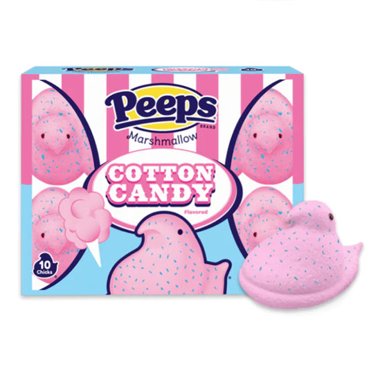 Peeps Cotton Candy Chicks - 10pack