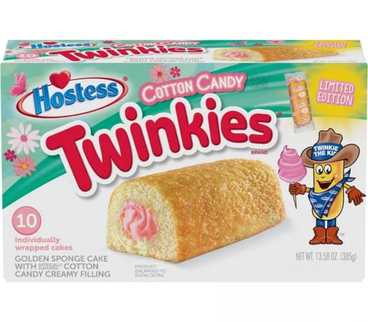Hostess Cotton Candy Twinkies - 10pk