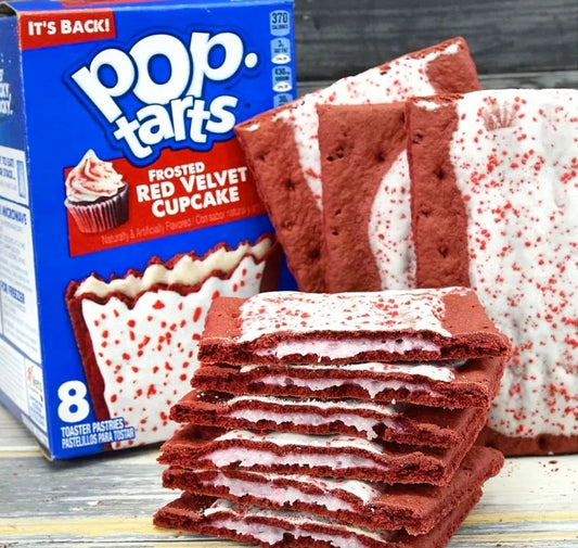Pop Tarts Frosted Red Velvet Cupcake - 8pk