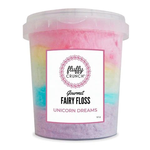 Fluffy Crunch Fairy Floss Unicorn Dreams - 50g