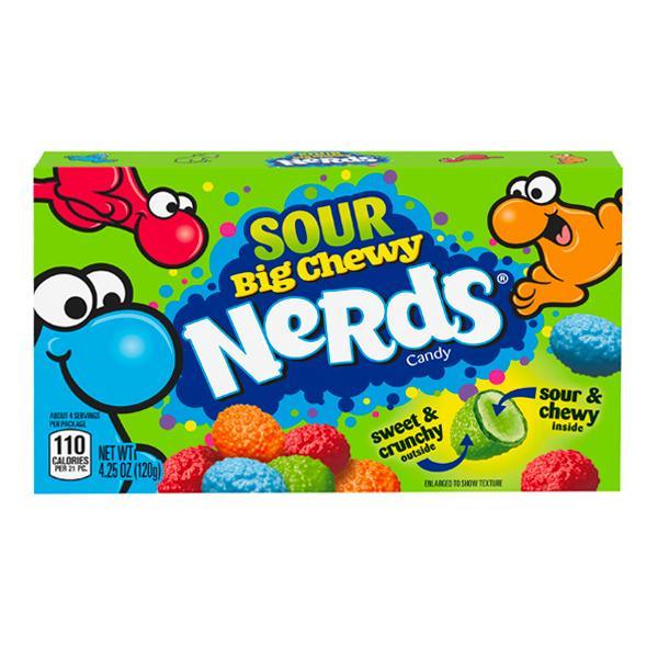 Wonka  Sour Big Chewy Nerds Theatre Box  - 120g