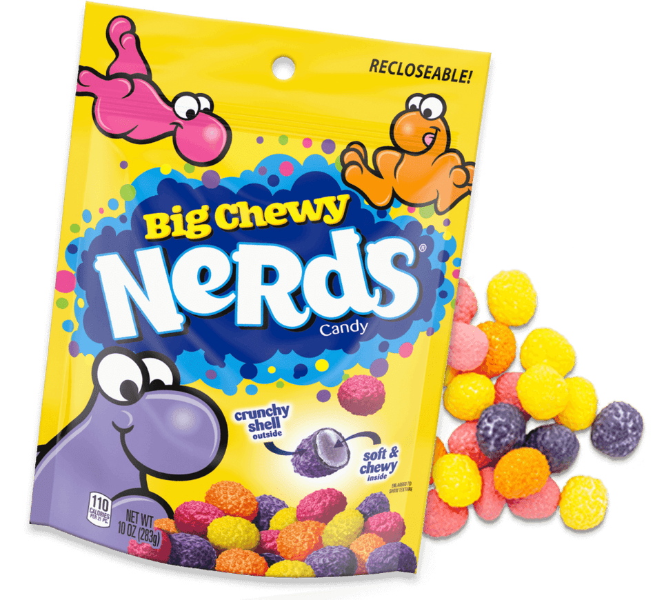 Wonka Big Chewy Nerds Bag  - 170g