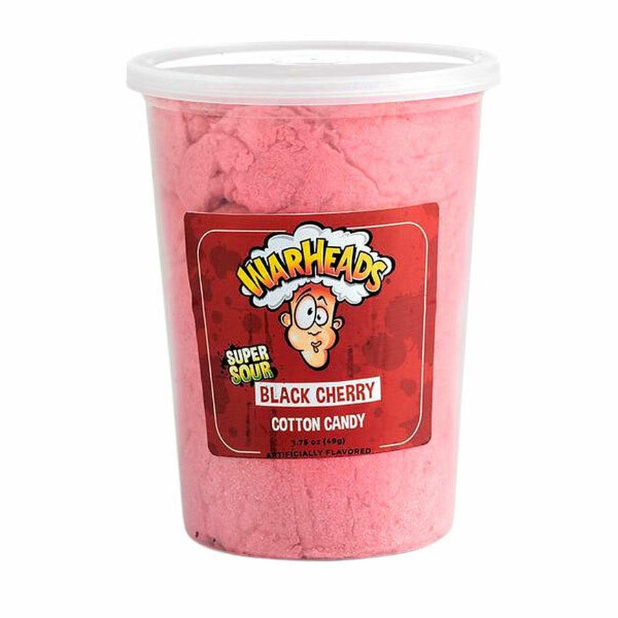 Warheads Super Sour Black Cherry Cotton Candy  - 49g